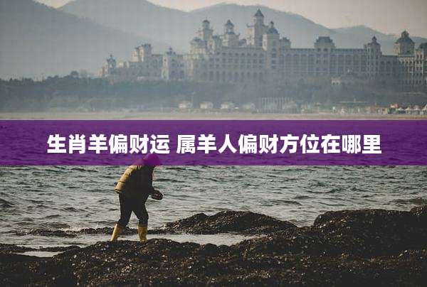 生肖羊偏财运 属羊人偏财方位在哪里