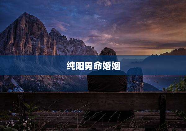 纯阳男命婚姻