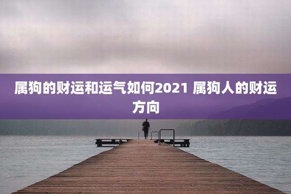 属狗的财运和运气如何2021 属狗人的财运方向