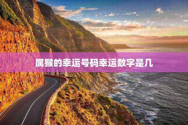 属猴的幸运号码幸运数字是几