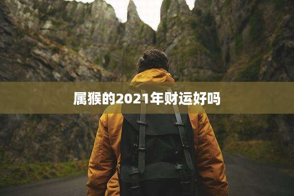 属猴的2021年财运好吗