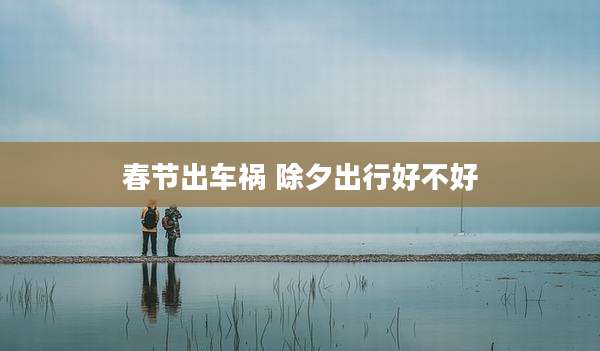 春节出车祸 除夕出行好不好