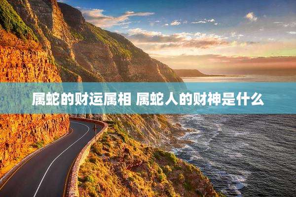 属蛇的财运属相 属蛇人的财神是什么