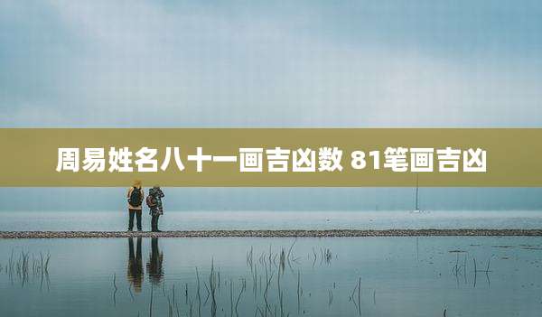 周易姓名八十一画吉凶数 81笔画吉凶