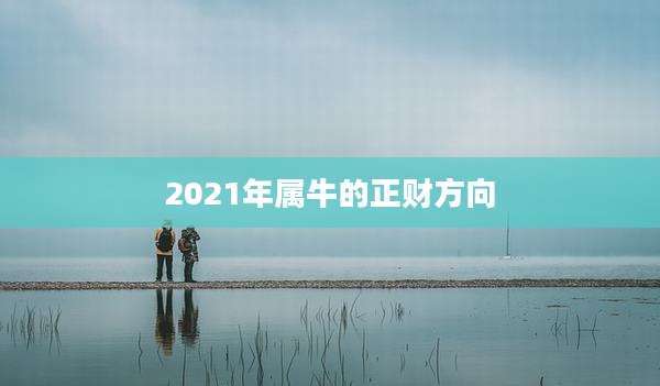 2021年属牛的正财方向
