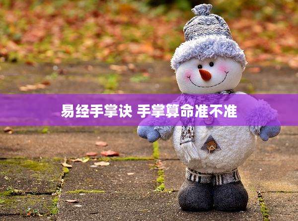 易经手掌诀 手掌算命准不准