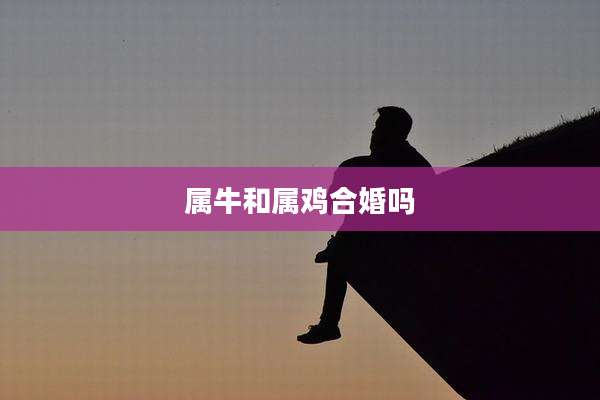 属牛和属鸡合婚吗