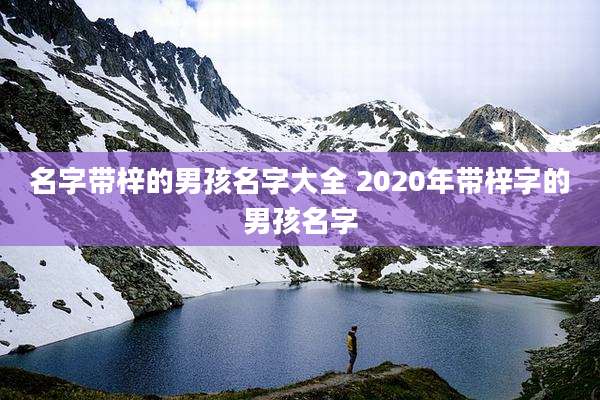 名字带梓的男孩名字大全 2020年带梓字的男孩名字