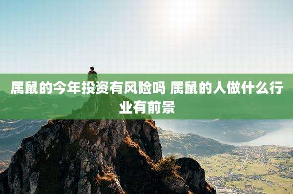 属鼠的今年投资有风险吗 属鼠的人做什么行业有前景