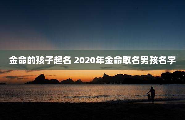 金命的孩子起名 2020年金命取名男孩名字