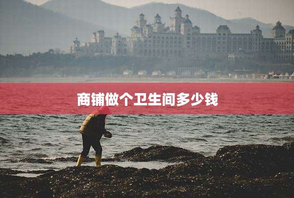 商铺做个卫生间多少钱