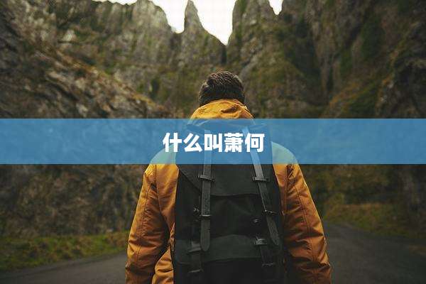 什么叫萧何