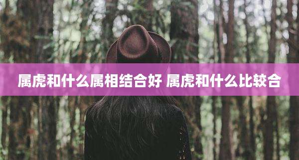 属虎和什么属相结合好 属虎和什么比较合