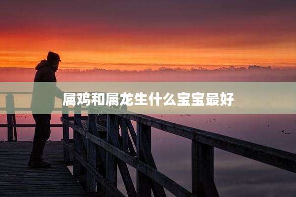 属鸡和属龙生什么宝宝最好