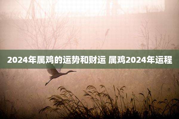 2024年属鸡的运势和财运 属鸡2024年运程