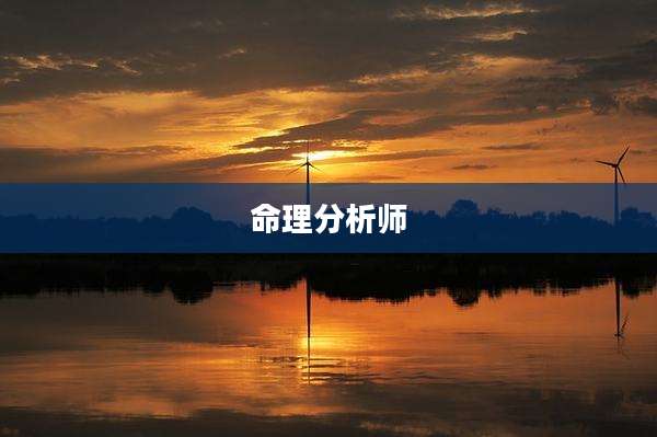 命理分析师