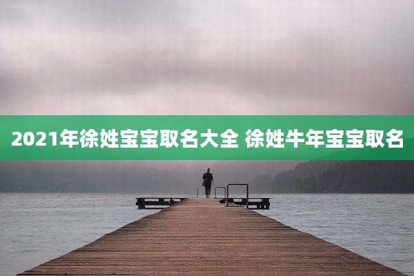 2021年徐姓宝宝取名大全 徐姓牛年宝宝取名