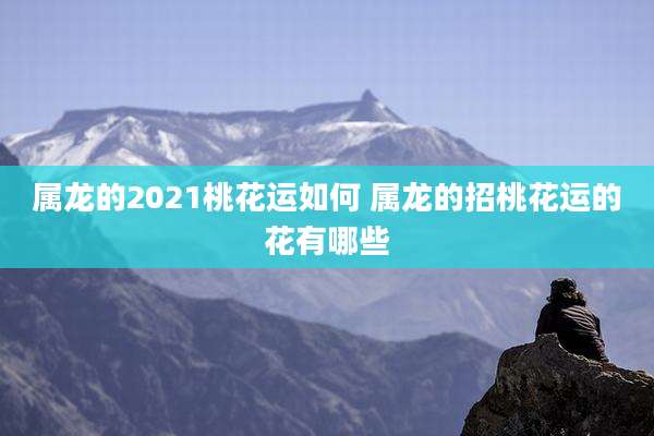 属龙的2021桃花运如何 属龙的招桃花运的花有哪些