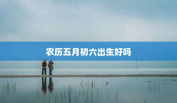 农历五月初六出生好吗