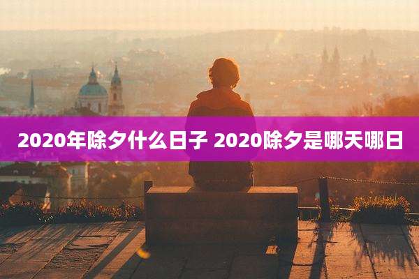2020年除夕什么日子 2020除夕是哪天哪日