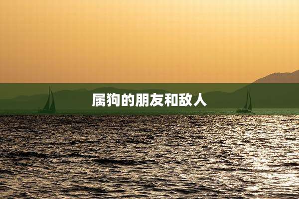 属狗的朋友和敌人