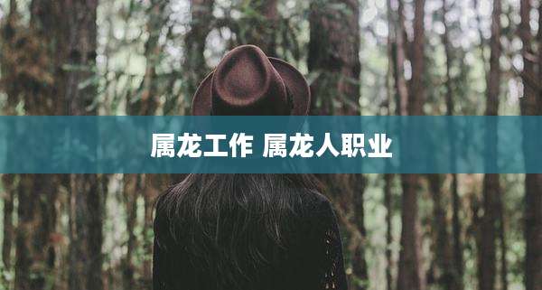 属龙工作 属龙人职业