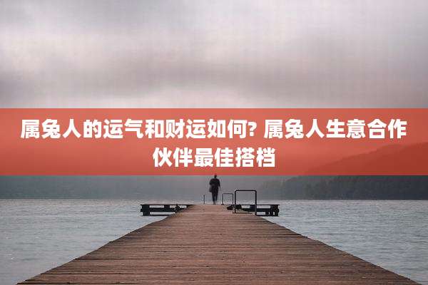 属兔人的运气和财运如何? 属兔人生意合作伙伴最佳搭档