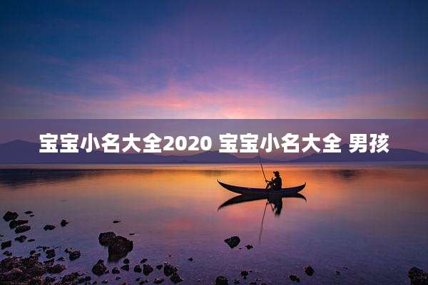 宝宝小名大全2020 宝宝小名大全 男孩
