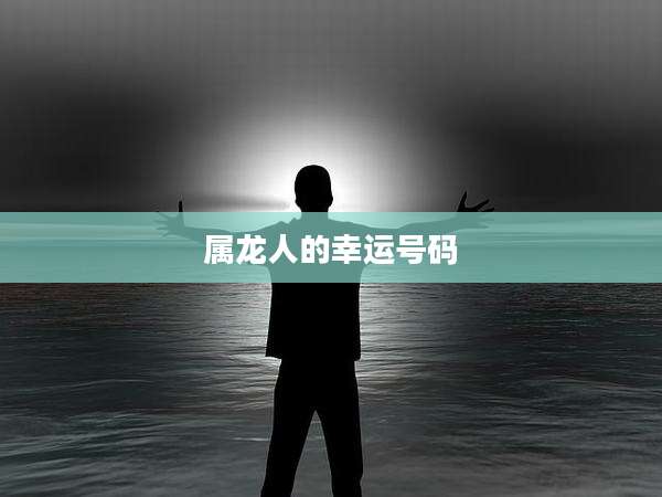 属龙人的幸运号码