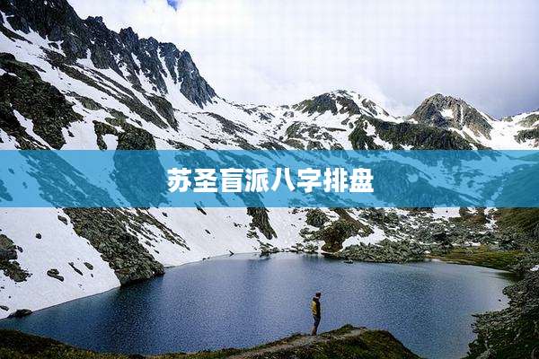 苏圣盲派八字排盘