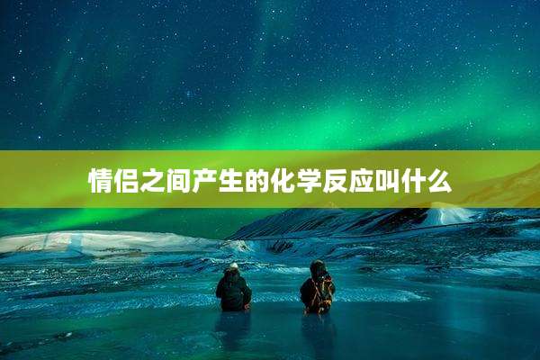 情侣之间产生的化学反应叫什么