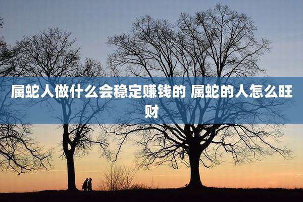 属蛇人做什么会稳定赚钱的 属蛇的人怎么旺财
