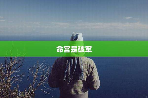 命宫是破军