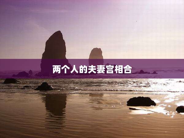 两个人的夫妻宫相合