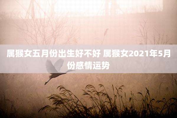 属猴女五月份出生好不好 属猴女2021年5月份感情运势