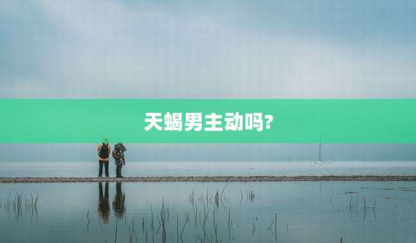 天蝎男主动吗?