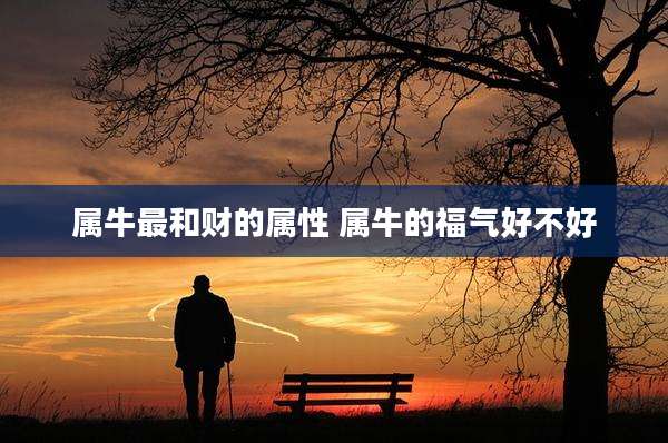 属牛最和财的属性 属牛的福气好不好