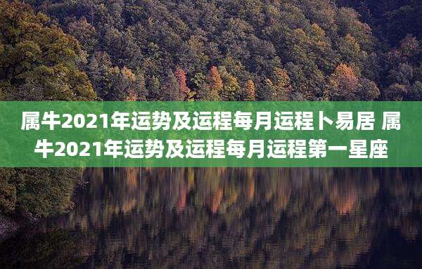 属牛2021年运势及运程每月运程卜易居 属牛2021年运势及运程每月运程第一星座