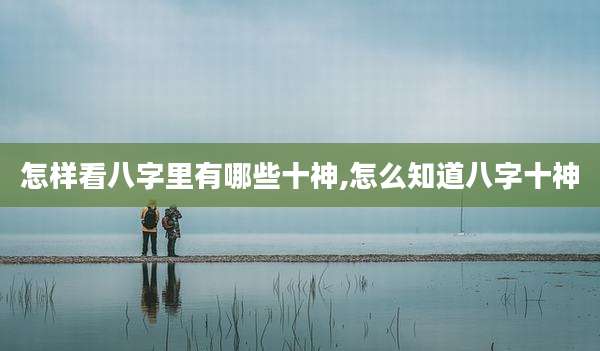怎样看八字里有哪些十神,怎么知道八字十神