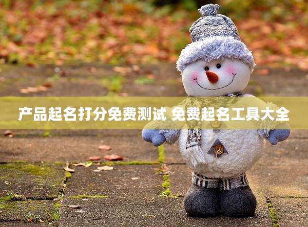 产品起名打分免费测试 免费起名工具大全