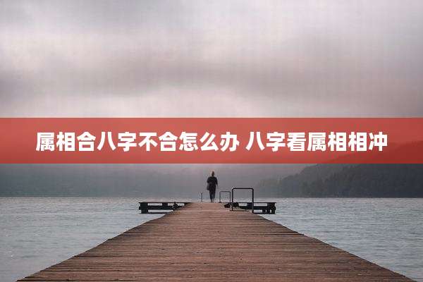 属相合八字不合怎么办 八字看属相相冲