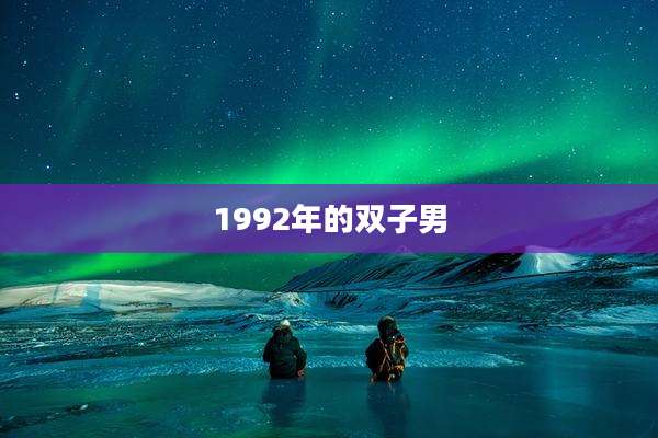 1992年的双子男