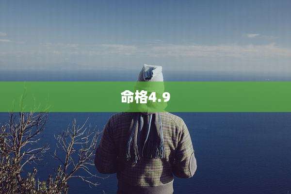 命格4.9