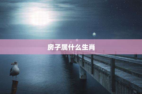 房子属什么生肖