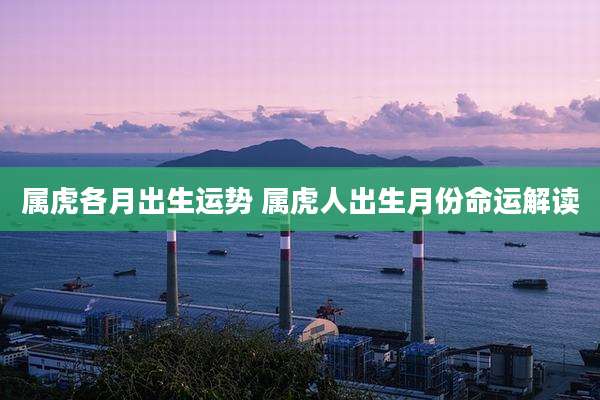 属虎各月出生运势 属虎人出生月份命运解读