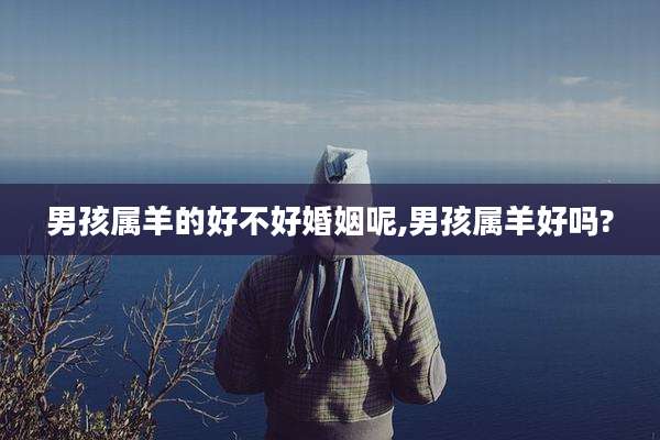 男孩属羊的好不好婚姻呢,男孩属羊好吗?