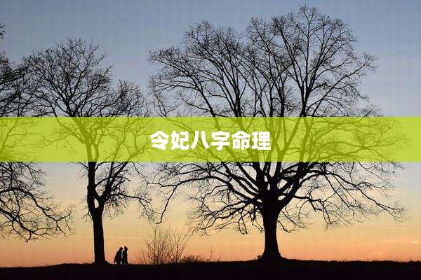 令妃八字命理