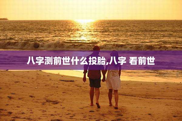 八字测前世什么投胎,八字 看前世