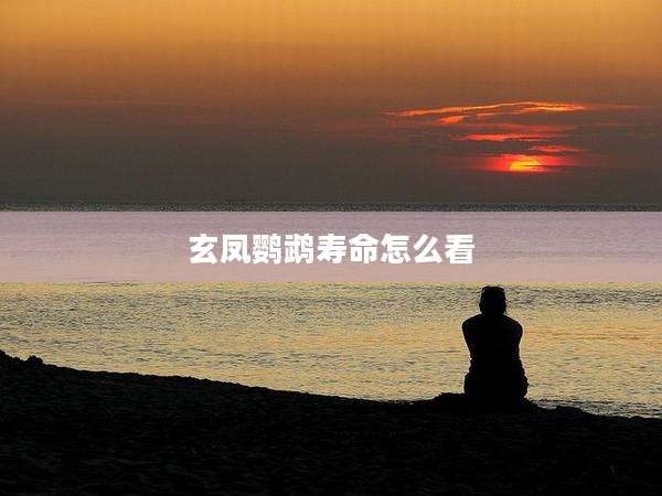 玄凤鹦鹉寿命怎么看