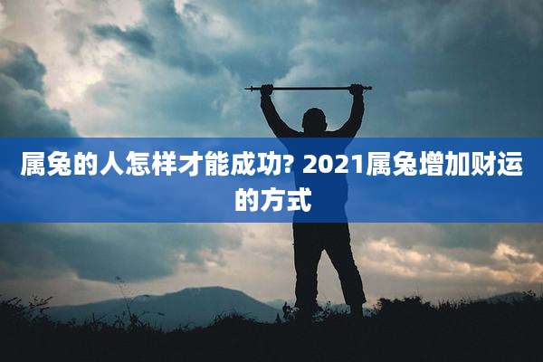 属兔的人怎样才能成功? 2021属兔增加财运的方式